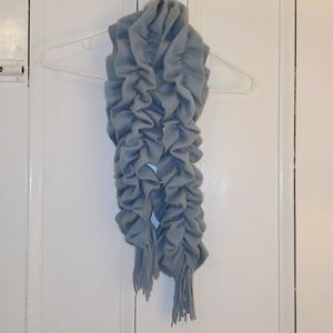 Anthropologie Cashmere Ruched scarf. 36 in long